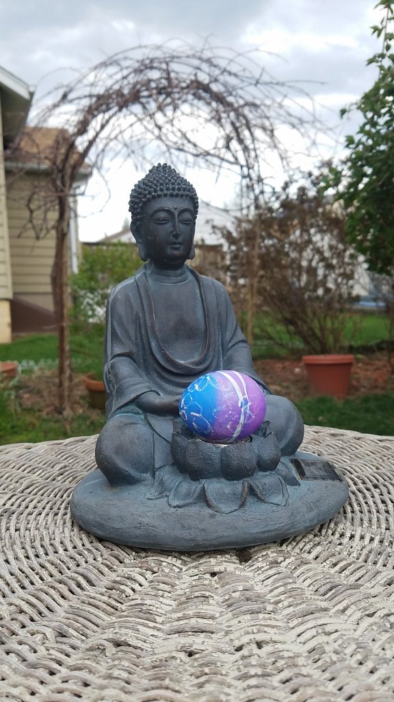 Buddha and Easter Egg